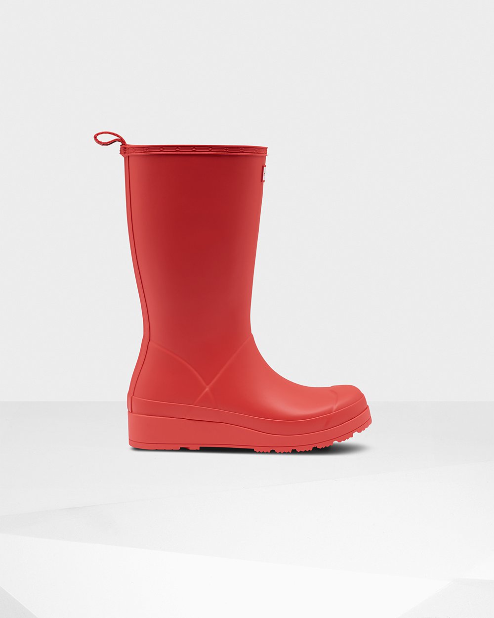 Hunter Original Tall Rain Play Boots - Outlet Womens Red - OIABRK759